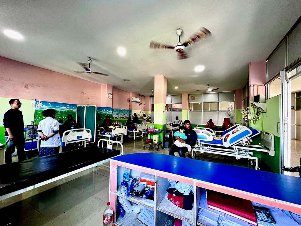 Air conditioned child friendly ward